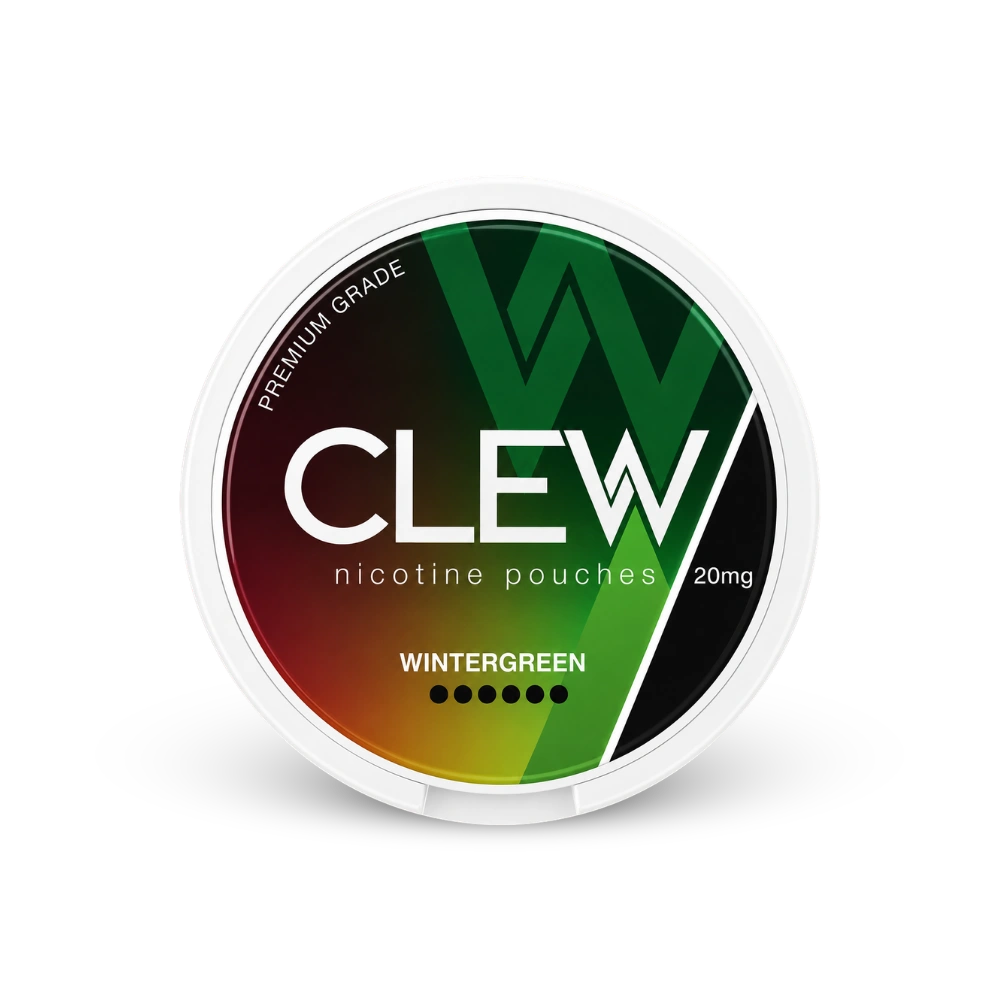 CLEW Wintergreen 20mg – puszka poduszeczek nikotynowych