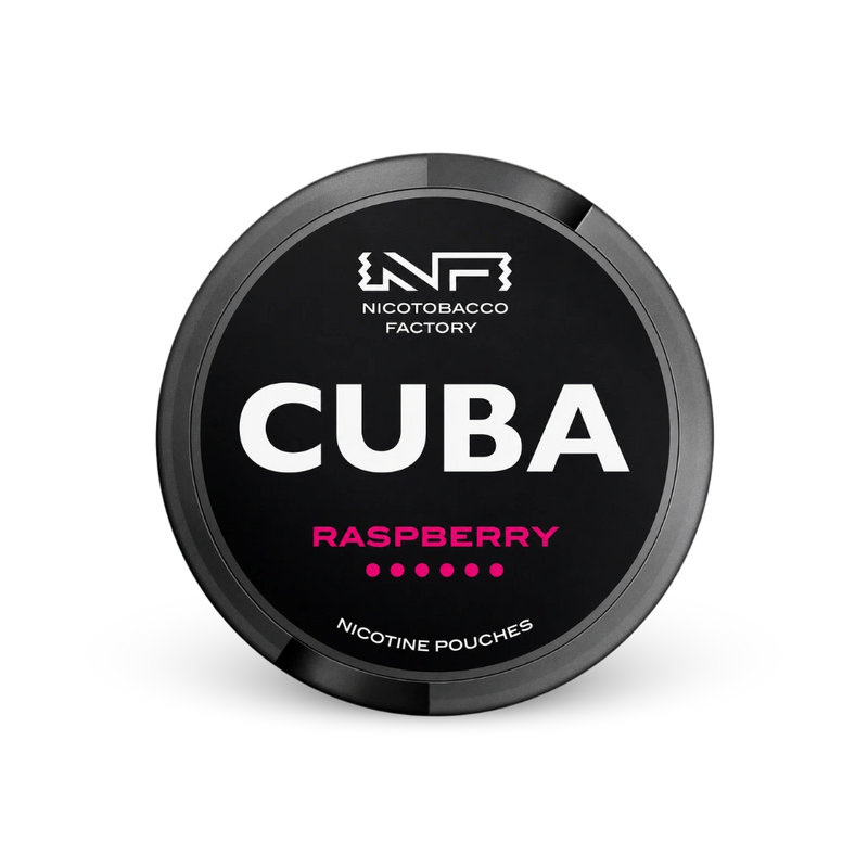 CUBA Black Raspberry – puszka poduszek nikotynowych