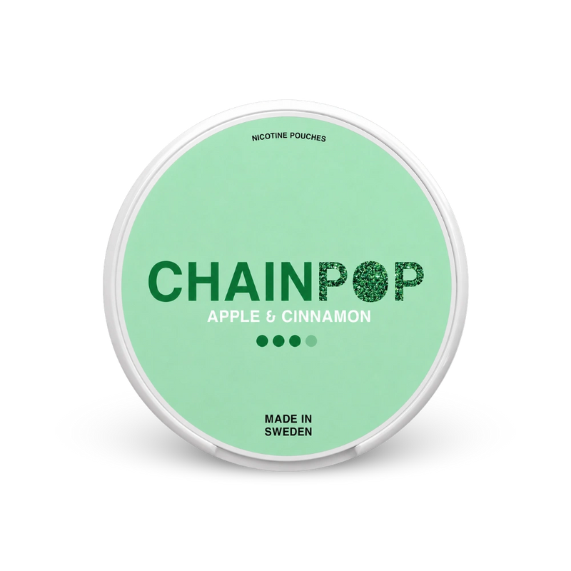 Chainpop Apple Cinnamon – puszka saszetek nikotynowych