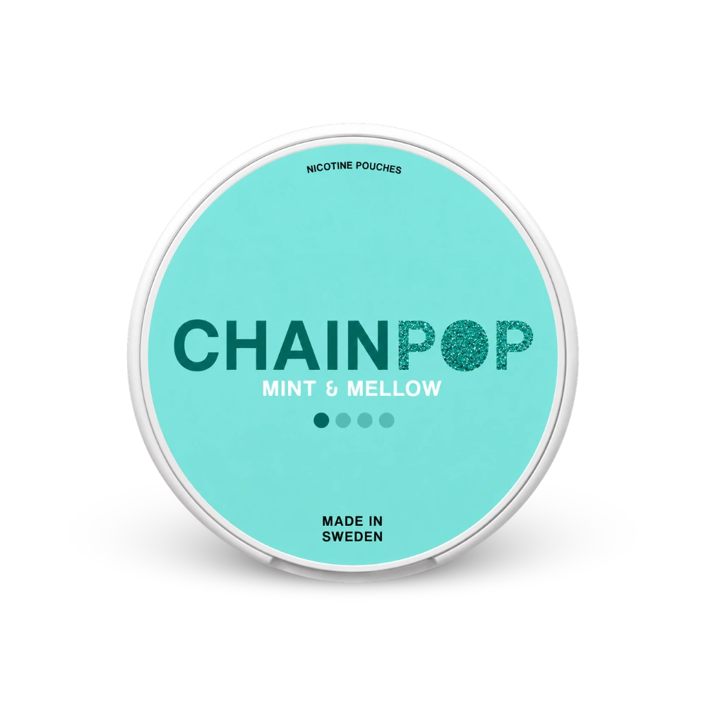 Chainpop Mint & Mellow – puszka woreczków nikotynowych