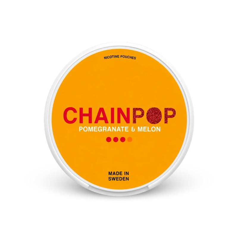 Chainpop Pomegranate Melon – puszka saszetek nikotynowych