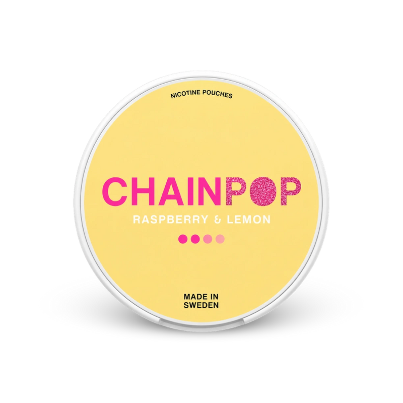 Chainpop Raspberry Lemon – puszka poduszeczek nikotynowych
