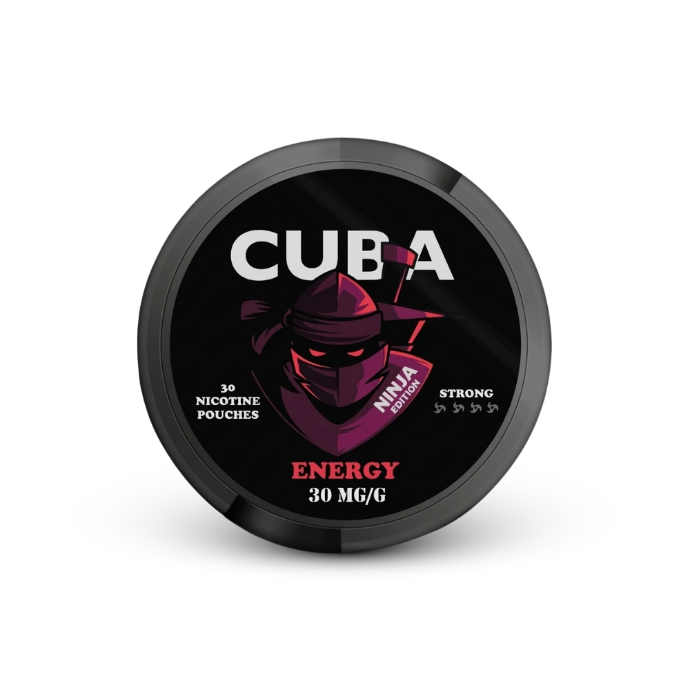 Cuba Ninja Energy – puszka saszetki nikotynowe