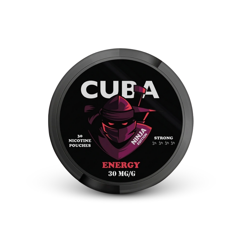 Cuba Ninja Energy – puszka saszetki nikotynowe