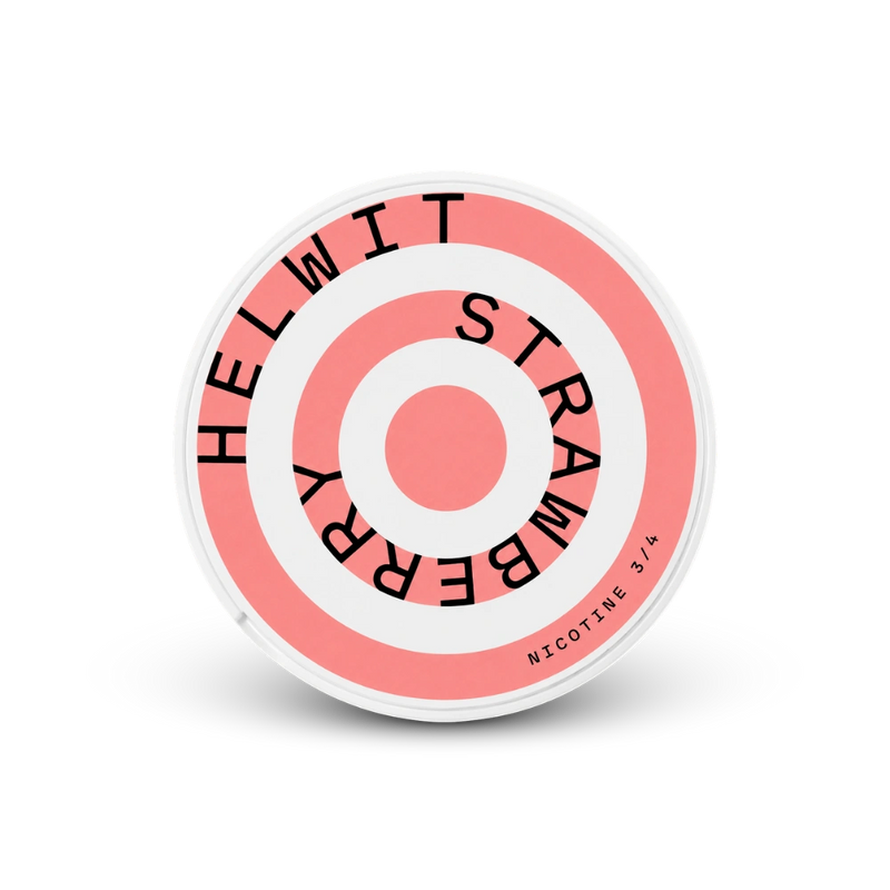 HELWIT Strawberry Medium – puszka saszetki nikotynowej