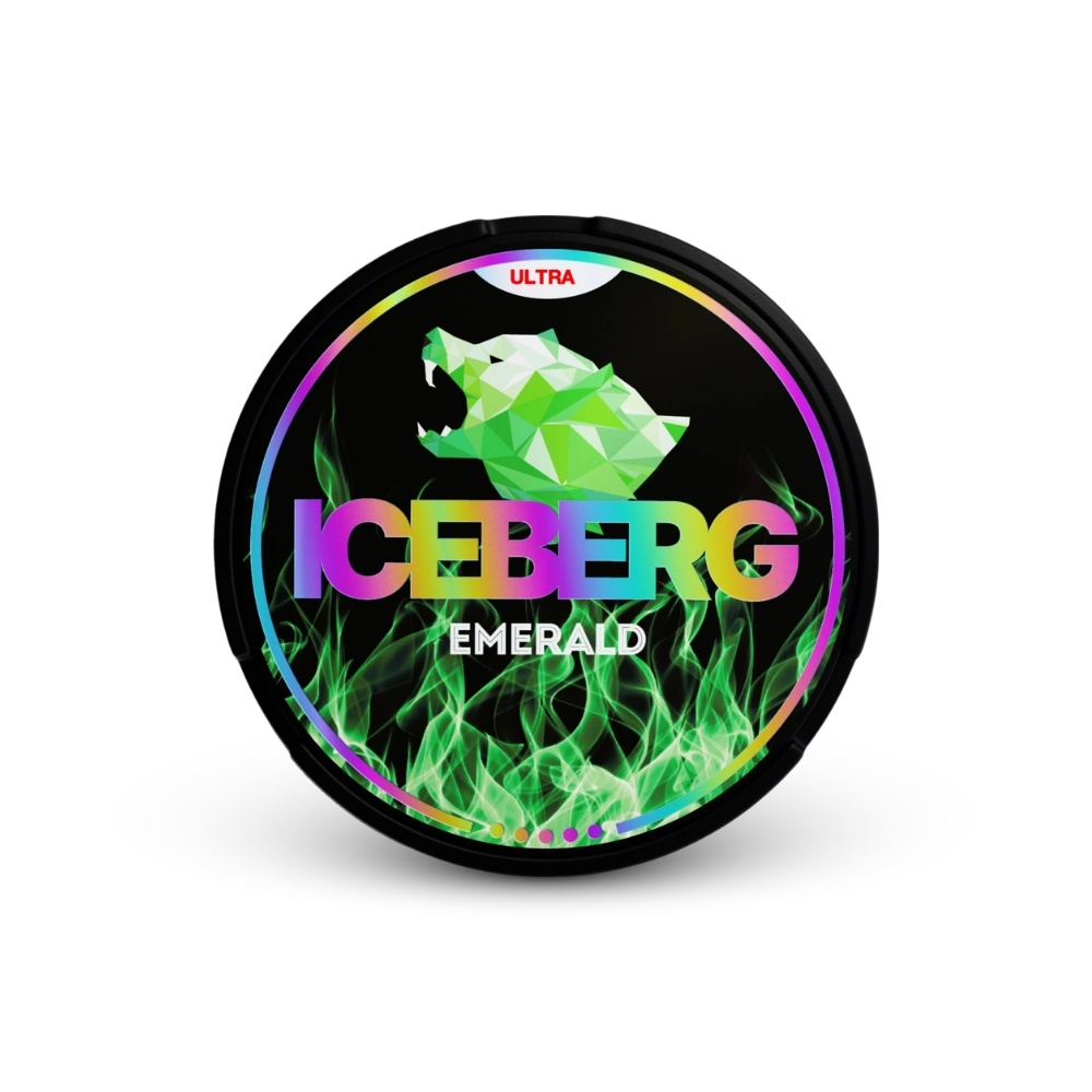 Iceberg Emerald – puszka workowych woreczków nikotynowych