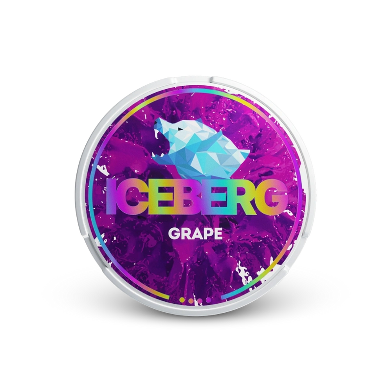 Iceberg Grape – puszka woreczków nikotynowych