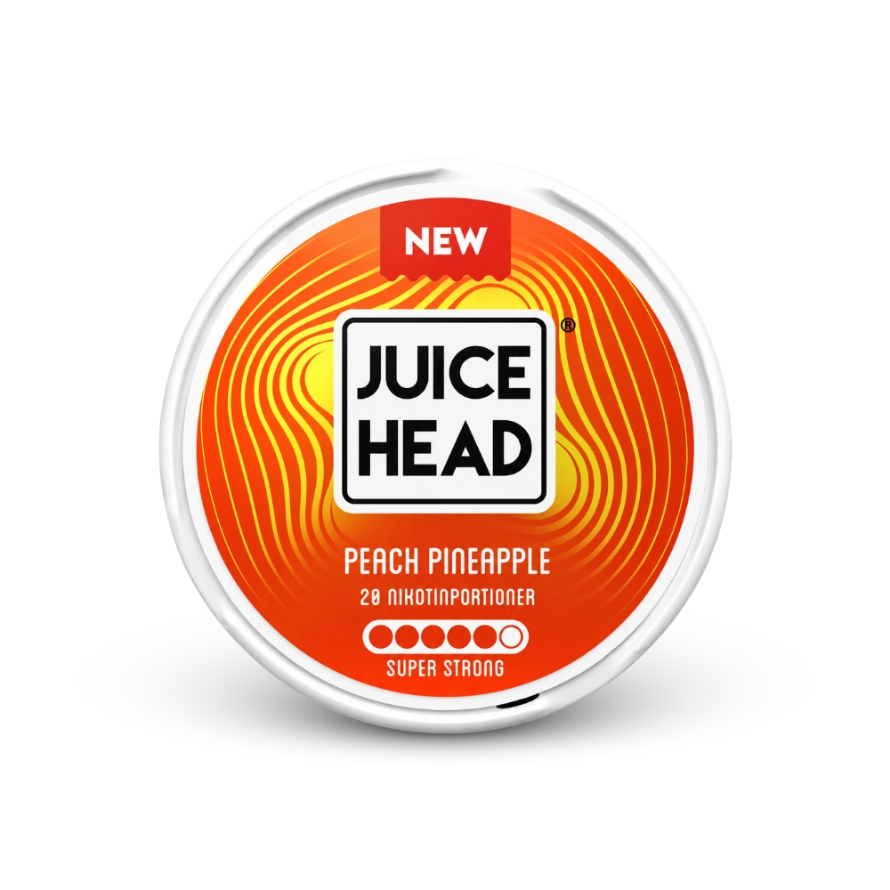Juice Head Peach Pineapple Super Strong – puszka poduszek nikotynowych