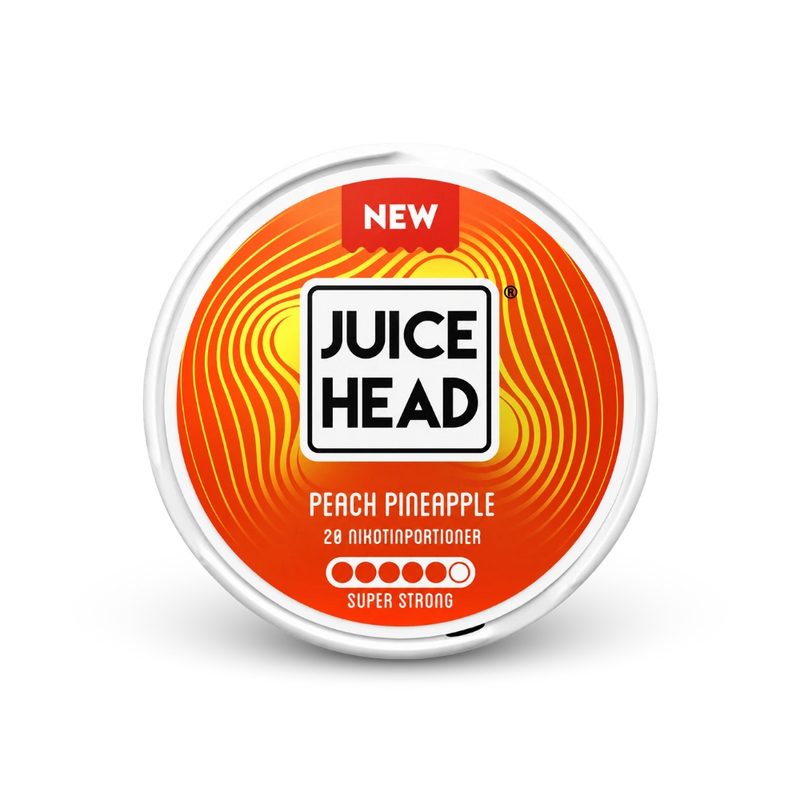 Juice Head Peach Pineapple Super Strong – puszka poduszek nikotynowych
