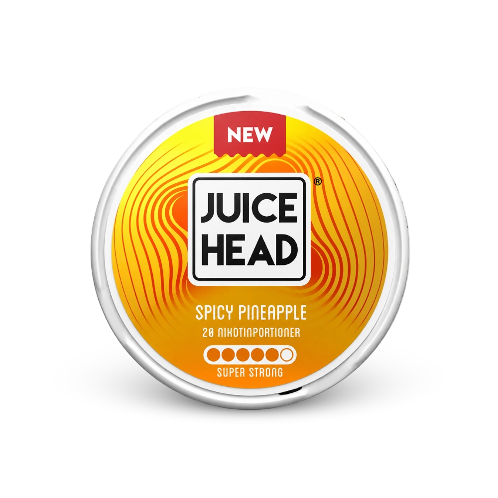 Juice Head Spicy Pineapple Super Strong – puszka worków nikotynowych