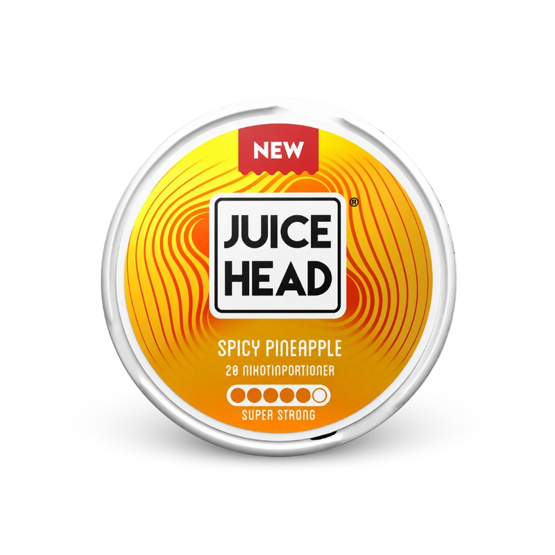 Juice Head Spicy Pineapple Super Strong – puszka worków nikotynowych