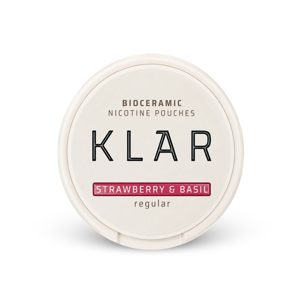 KLAR Strawberry Basil Regular Mini – puszka woreczków nikotynowych