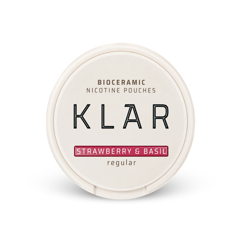 KLAR Strawberry Basil Regular Mini – puszka woreczków nikotynowych