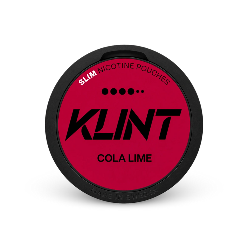 Klint Cola Lime Strong – puszka saszetek nikotynowych