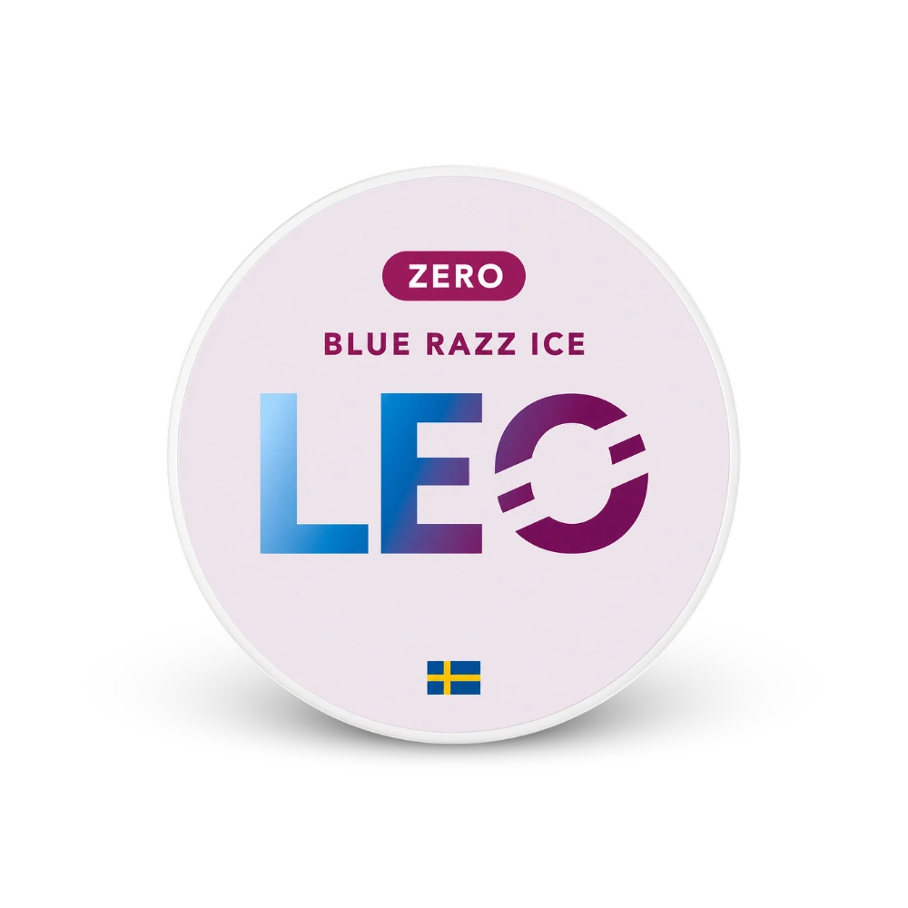 LEO Blue Razz Zero – puszka woreczków nikotynowych