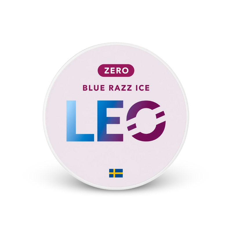 LEO Blue Razz Zero – puszka woreczków nikotynowych