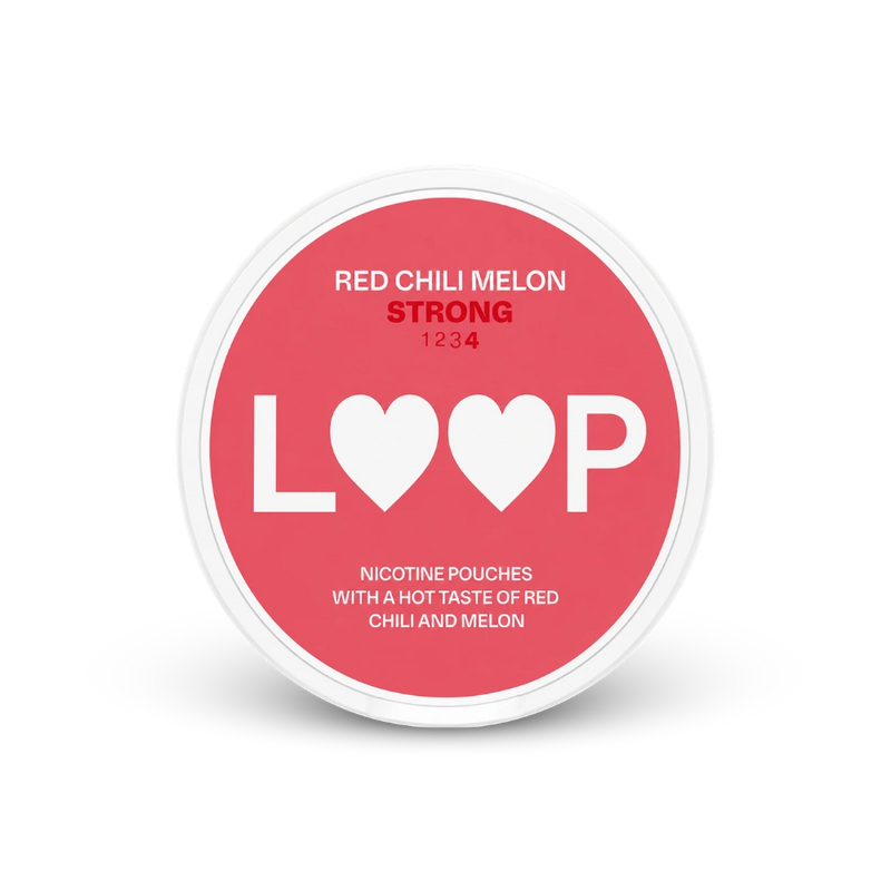 LOOP Red Chili Melon Strong – puszka woreczków nikotynowych