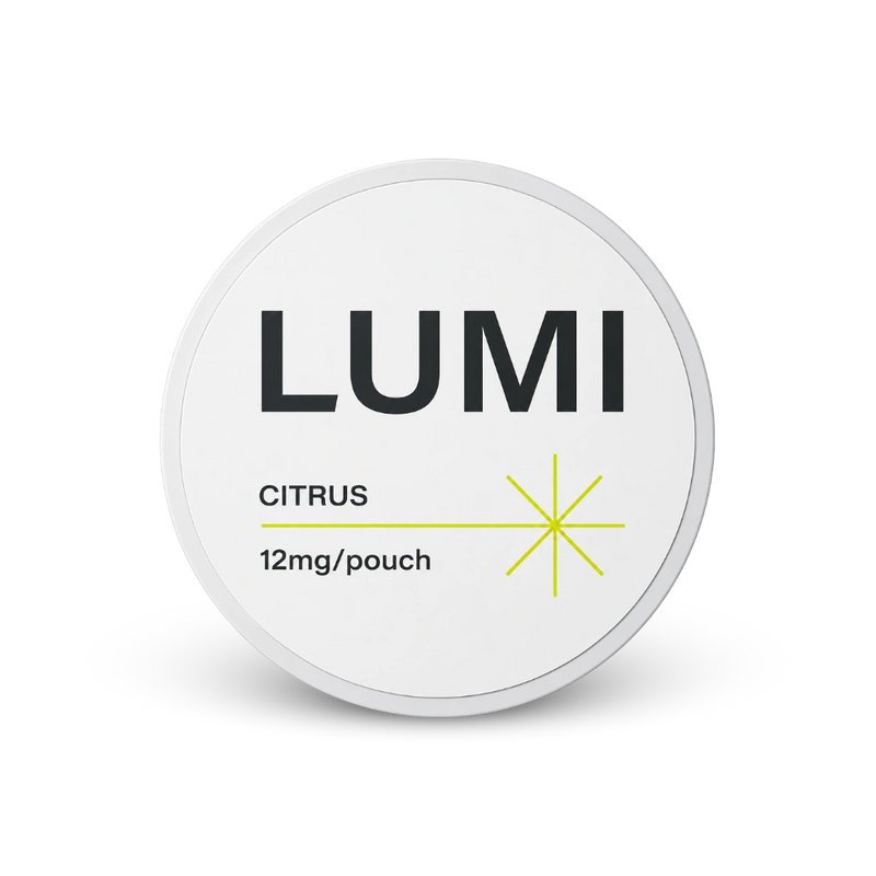 LUMI Citrus 12mg – puszka woreczków nikotynowych