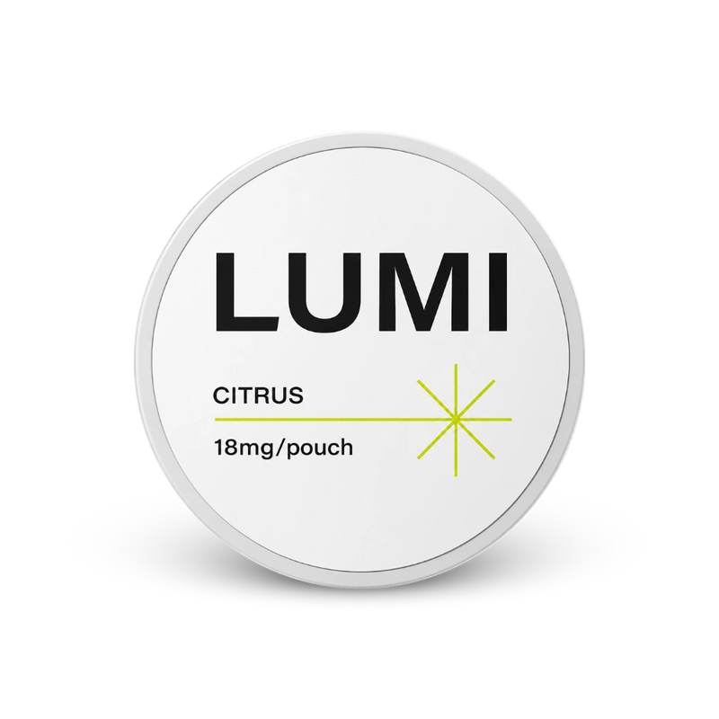 LUMI Citrus 18mg – puszka saszetek nikotynowych