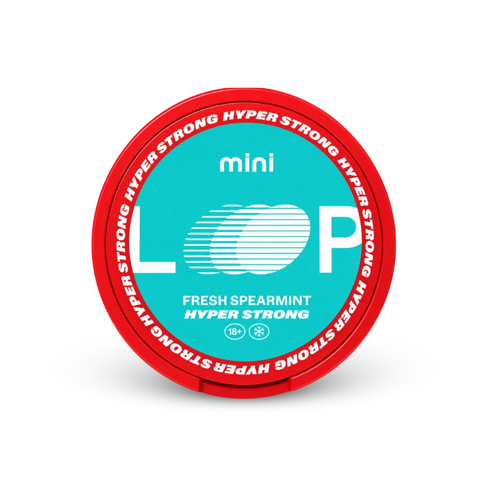 Loop Fresh Spearmint Mini Hyper – puszka saszetki nikotynowej