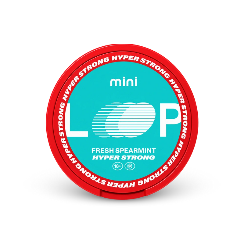 Loop Fresh Spearmint Mini Hyper – puszka saszetki nikotynowej