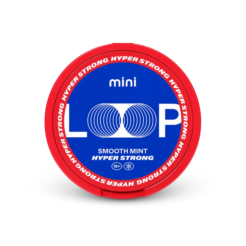 Loop Smooth Mint Mini Hyper – puszka woreczków nikotynowych