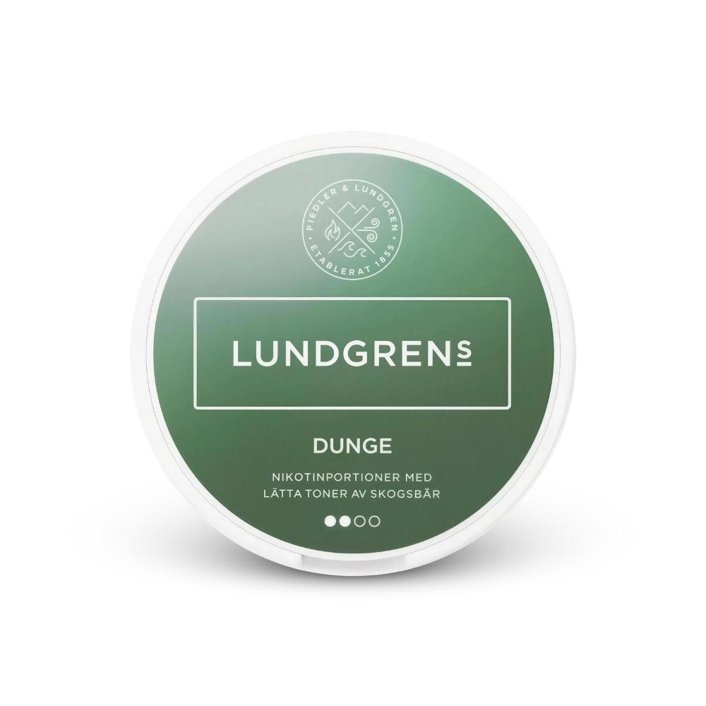Lundgrens Dunge – puszka saszetki nikotynowych
