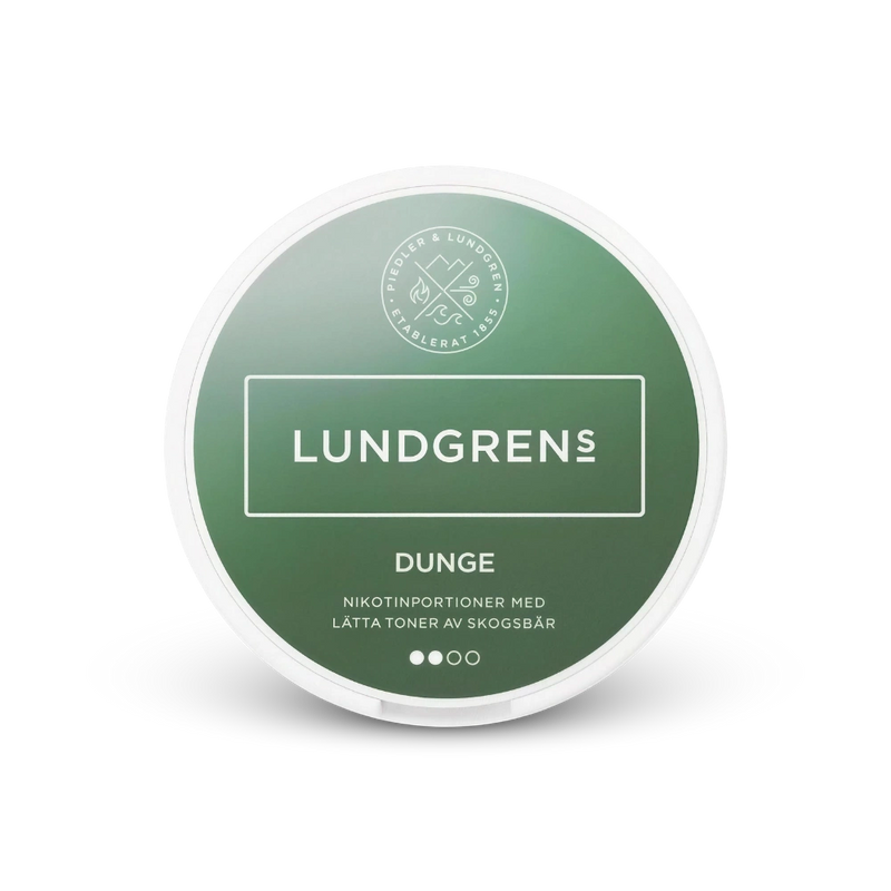 Lundgrens Dunge – puszka saszetki nikotynowych