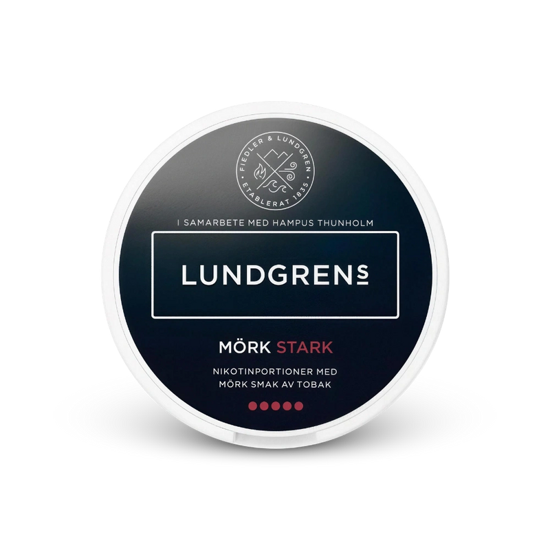 Lundgrens Mörk Stark – puszka pojemników nikotynowych