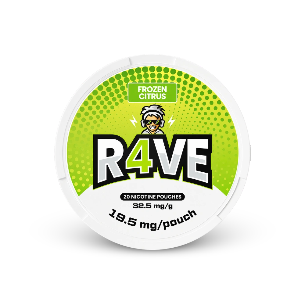 RAVE Frozen Citrus 32.5mg – puszka woreczków nikotynowych
