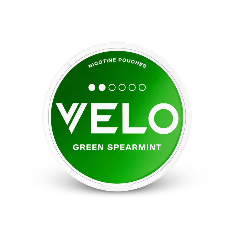 VELO Green Spearmint – puszka saszetek nikotynowych