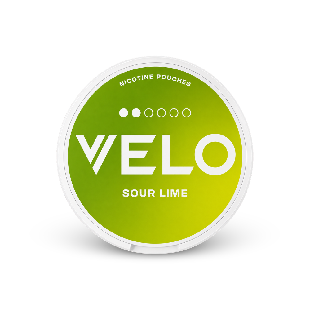 VELO Sour Lime Slim – puszka saszetek nikotynowych