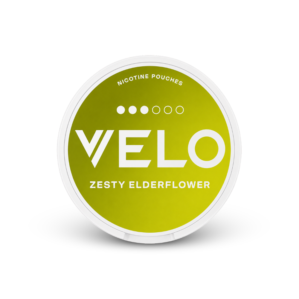 VELO Zesty Elderflower – puszka saszetki nikotynowe