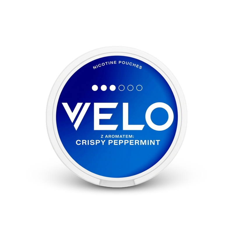 Velo Crispy Peppermint – opakowanie woreczków nikotynowych