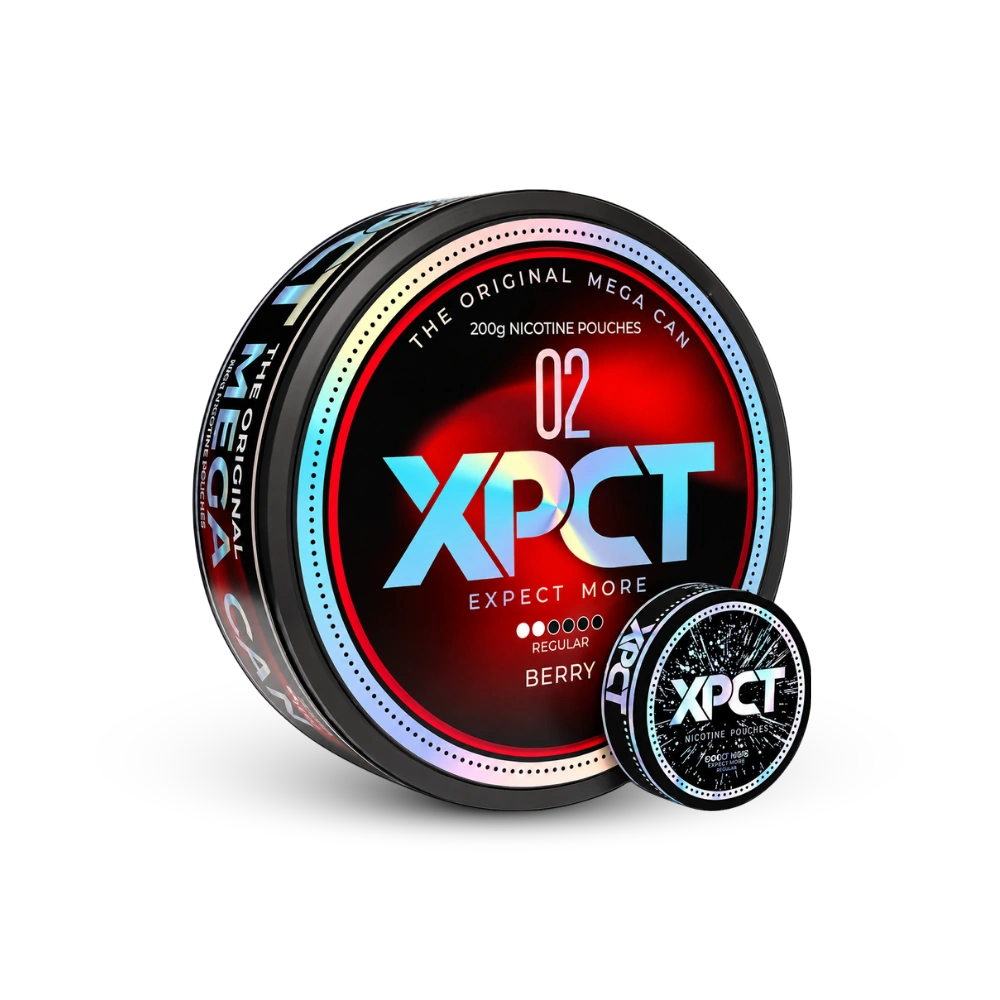XPCT Black Mega Berry – nicotine pouches can
