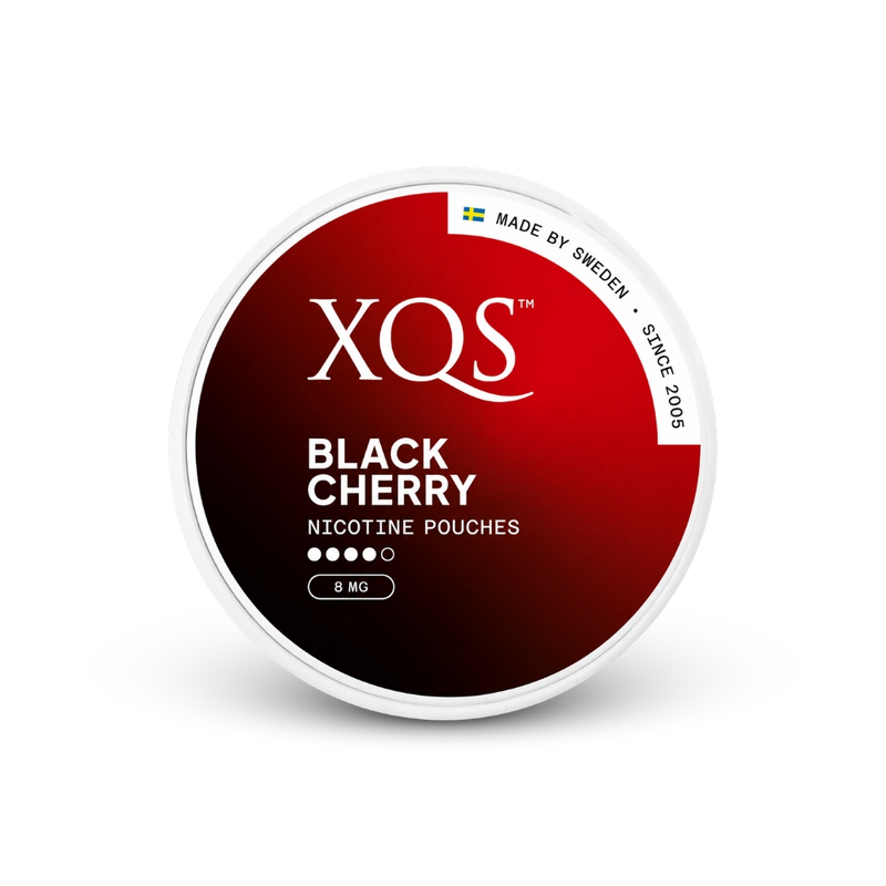 XQS Black Cherry Slim Strong – puszka woreczków nikotynowych