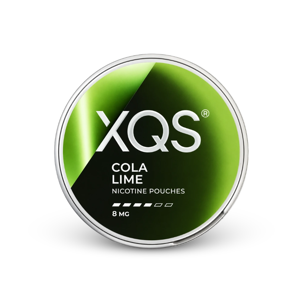 XQS Cola Lime 8mg – puszka saszetekz nikotiną