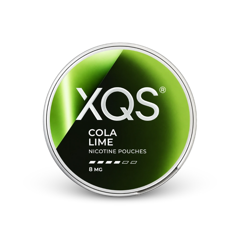 XQS Cola Lime 8mg – puszka saszetekz nikotiną