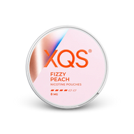 XQS Fizzy Peach Slim Strong – puszka woreczków nikotynowych