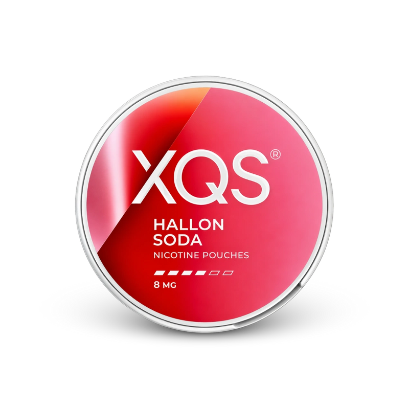 XQS Hallonsoda Strong – puszka woreczków nikotynowych