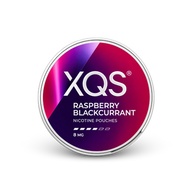 XQS Raspberry Blackcurrant Slim Strong – puszka poduszeczek nikotynowych