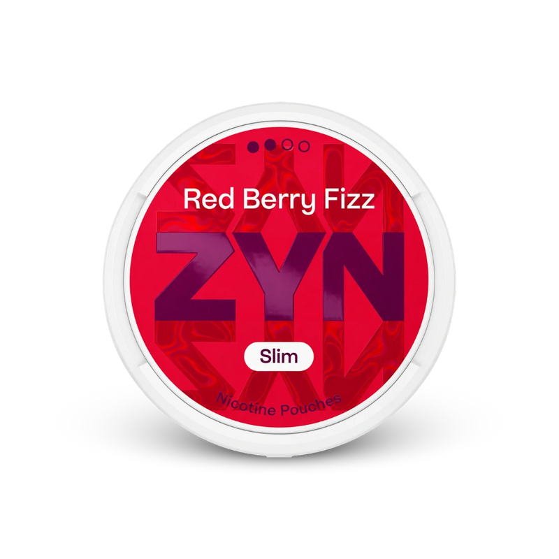 ZYN Red Berry Fizz Slim S2 – puszka saszetki nikotynowej