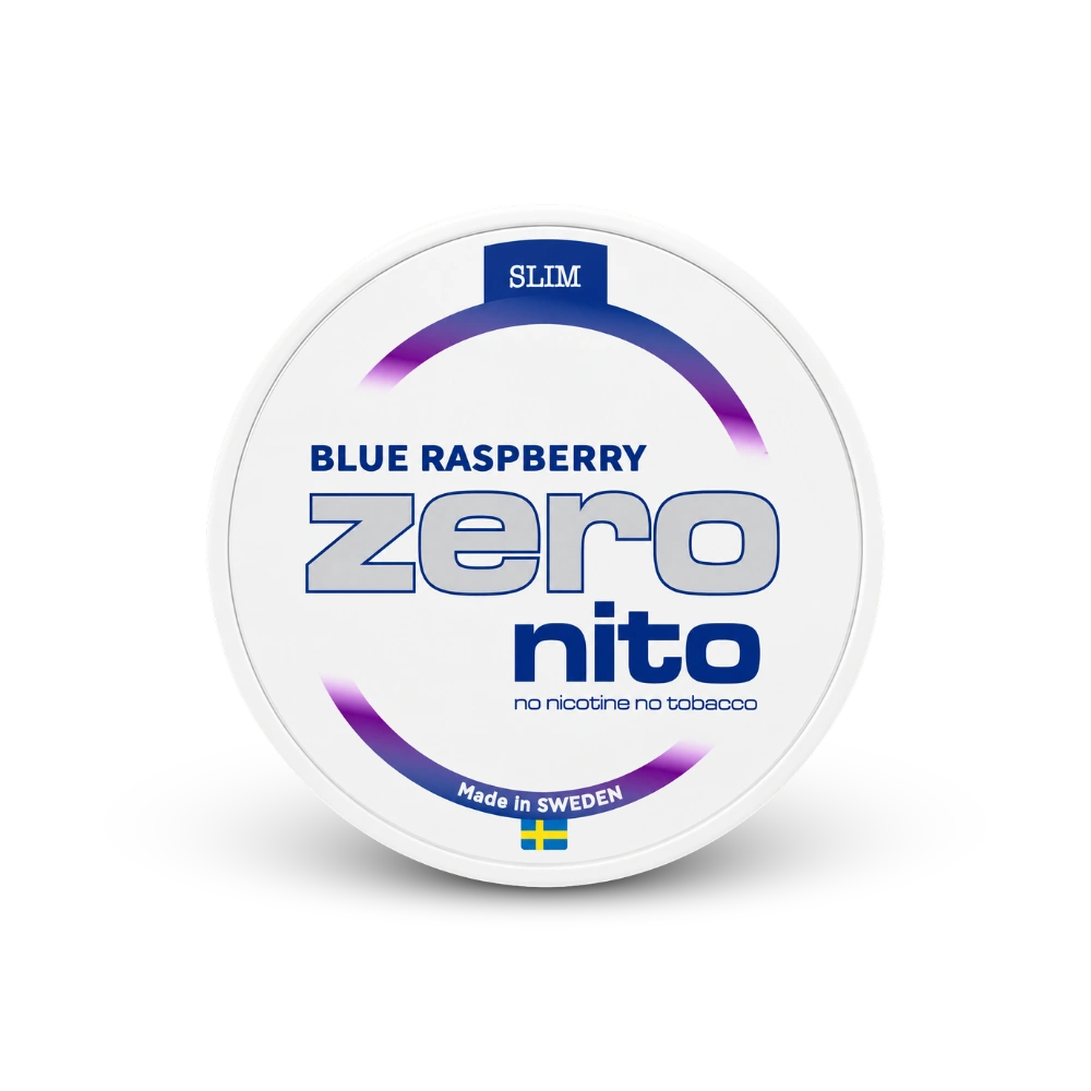 Zeronito Blue Raspberry Slim – puszka saszetekk nikotynowych