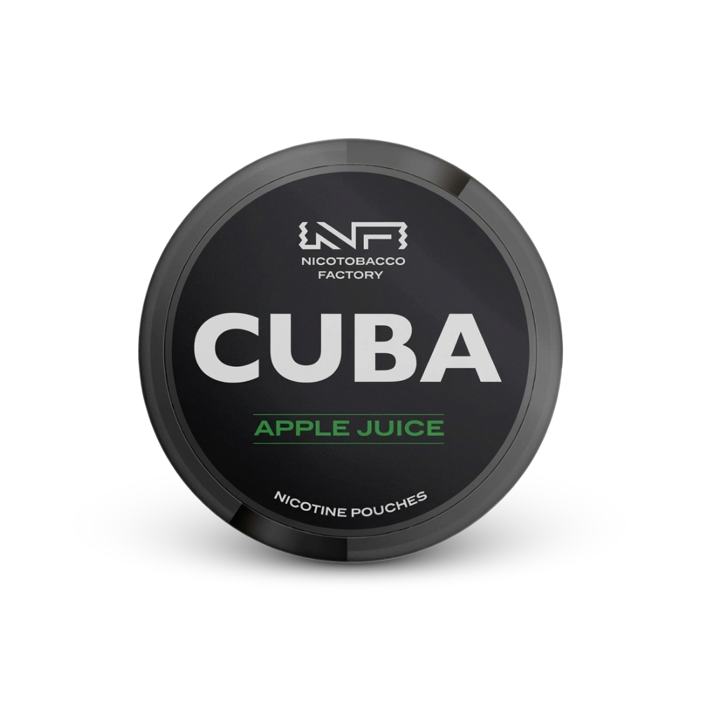 Cuba Black Apple Juice – puszka saszetki nikotynowej
