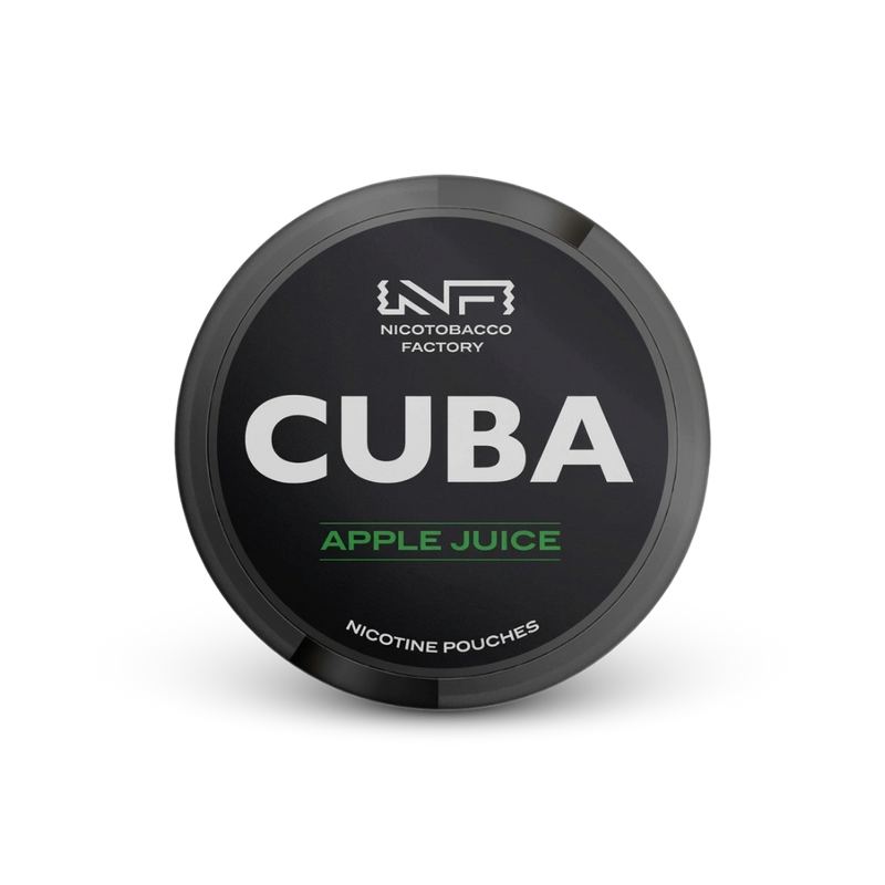Cuba Black Apple Juice – puszka saszetki nikotynowej