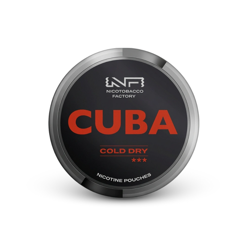 Cuba Black Cold Dry – puszka woreczków nikotynowych