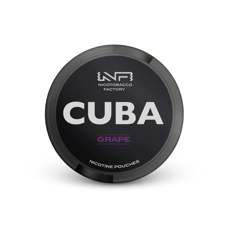 Cuba Black Grape – puszka saszetki nikotynowe