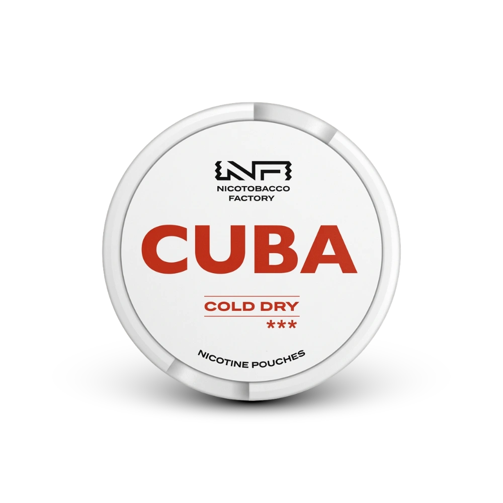 Cuba Cold Dry Medium – puszka woreczków nikotynowych