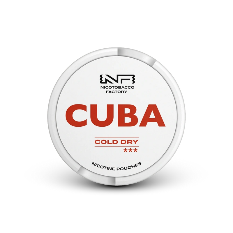Cuba Cold Dry Medium – puszka woreczków nikotynowych