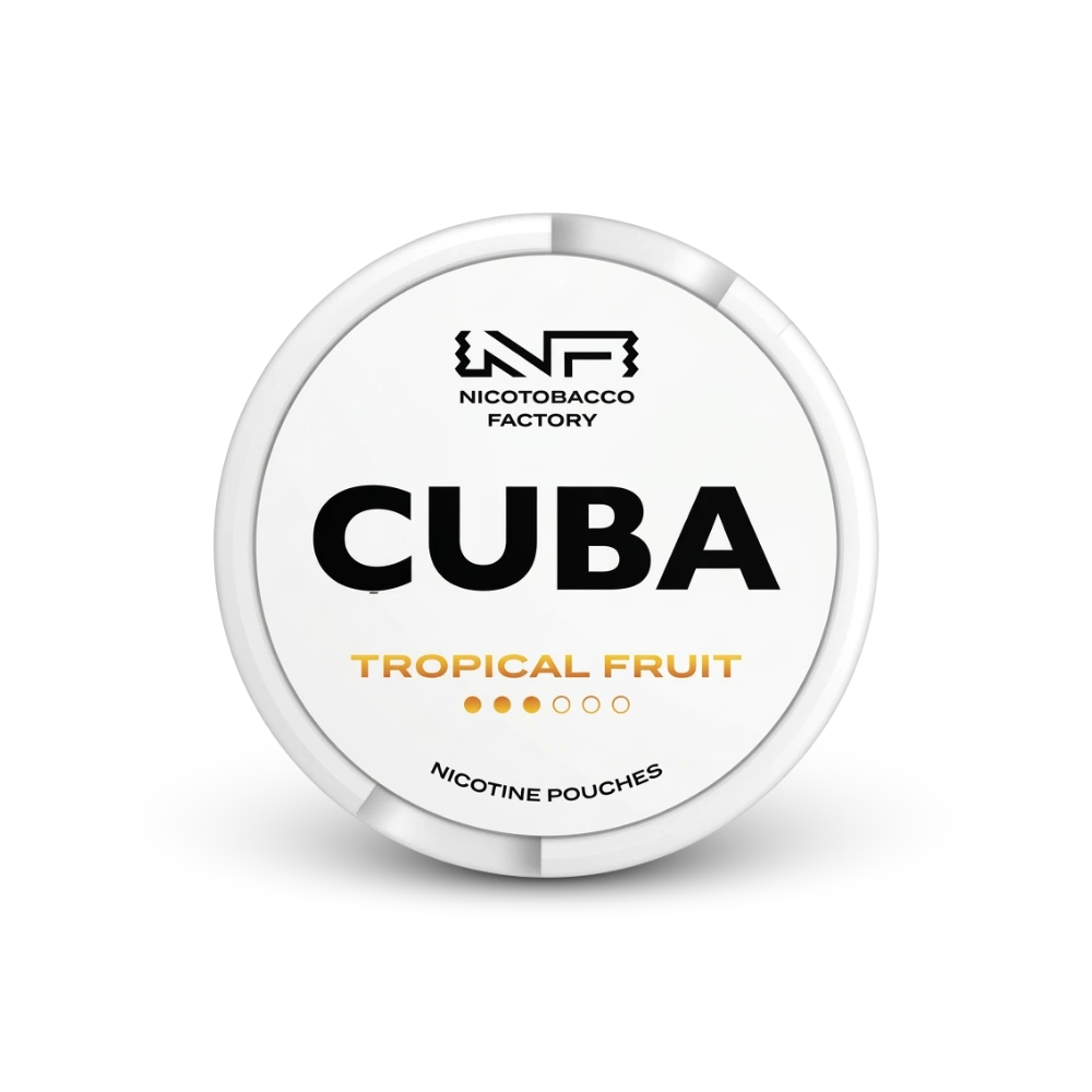 Cuba White Tropical Fruit – puszka woreczków nikotynowych